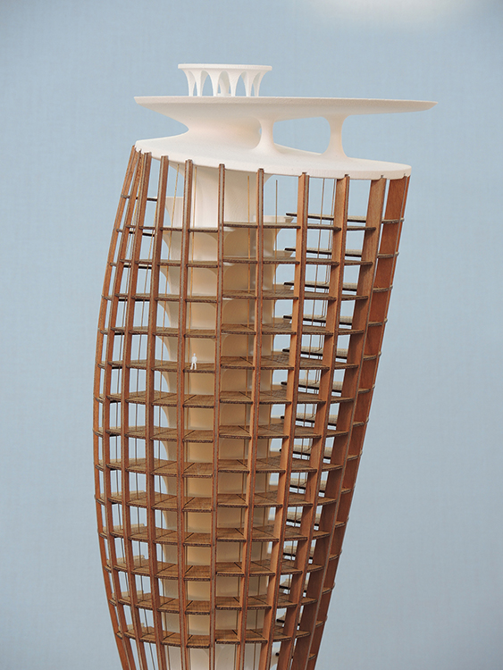 model tower fragment